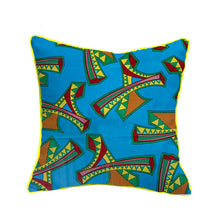Load image into Gallery viewer, African style batik cloth pillow