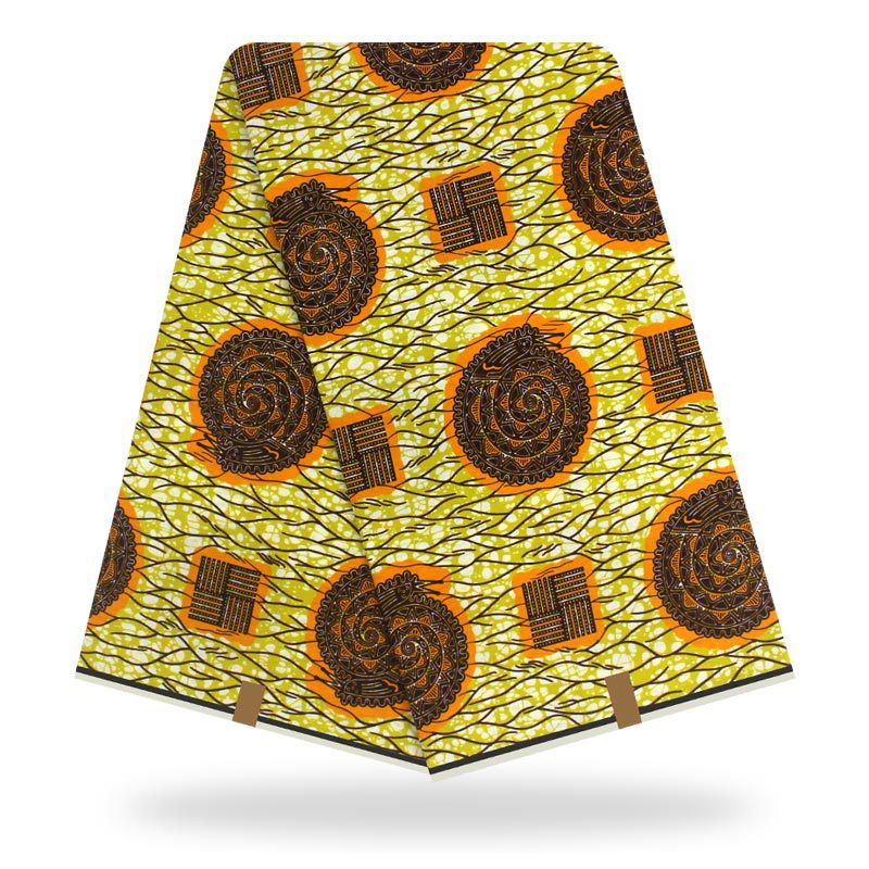 African batik cotton wax cloth
