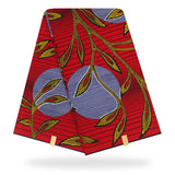 African batik cotton wax cloth