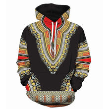 Load image into Gallery viewer, African 3D Print Hoodies
