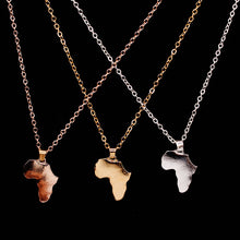 Load image into Gallery viewer, Africa Map Necklace