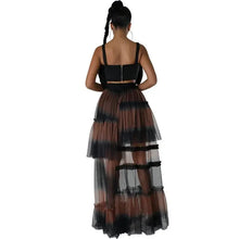Load image into Gallery viewer, African High Waist Mesh  Skirts