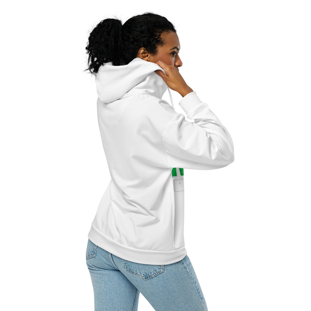 Nigeria Print Unisex zip hoodie