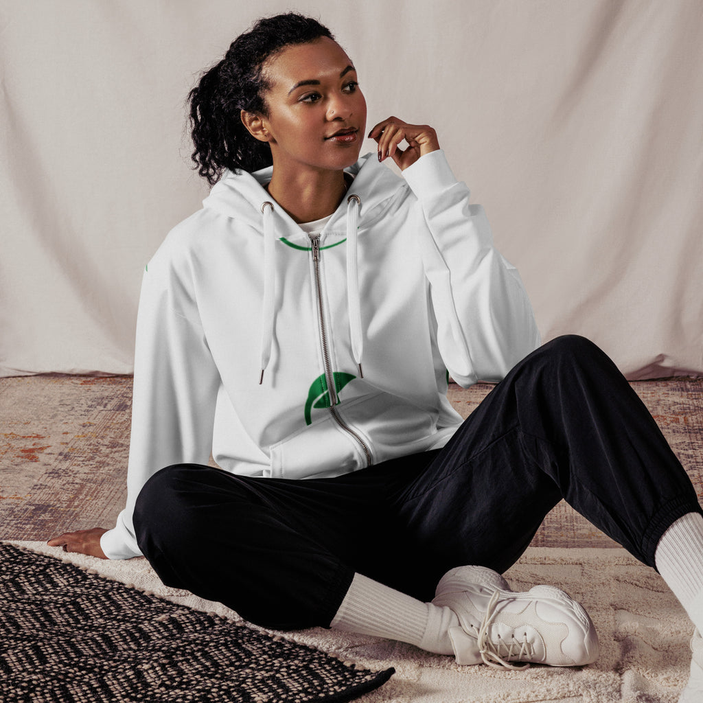 Nigeria Print Unisex zip hoodie
