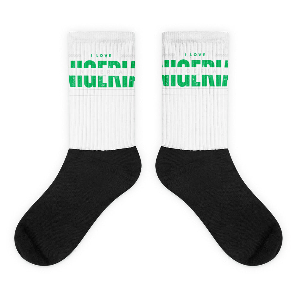 Nigeria Print Socks