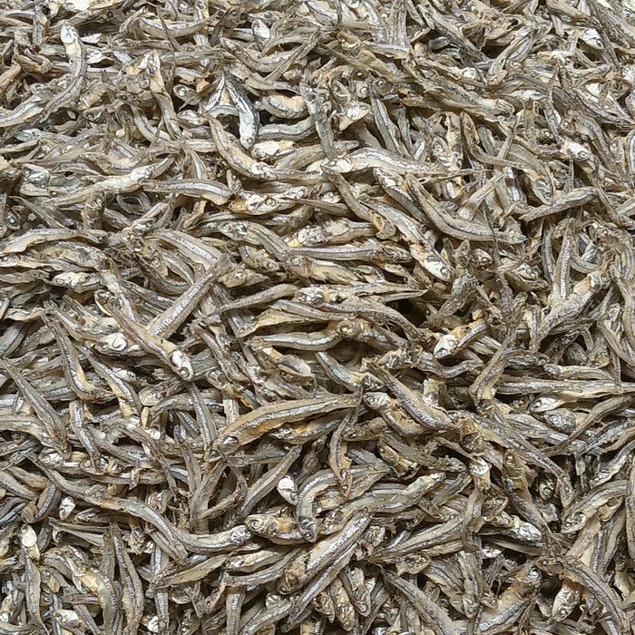 Dried anchovies — representative ingredient image; packaging may vary
