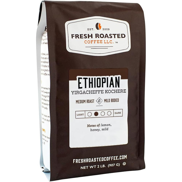 Fresh Roasted Coffee Ethiopian Yirgacheffe Kochere - 2 lb