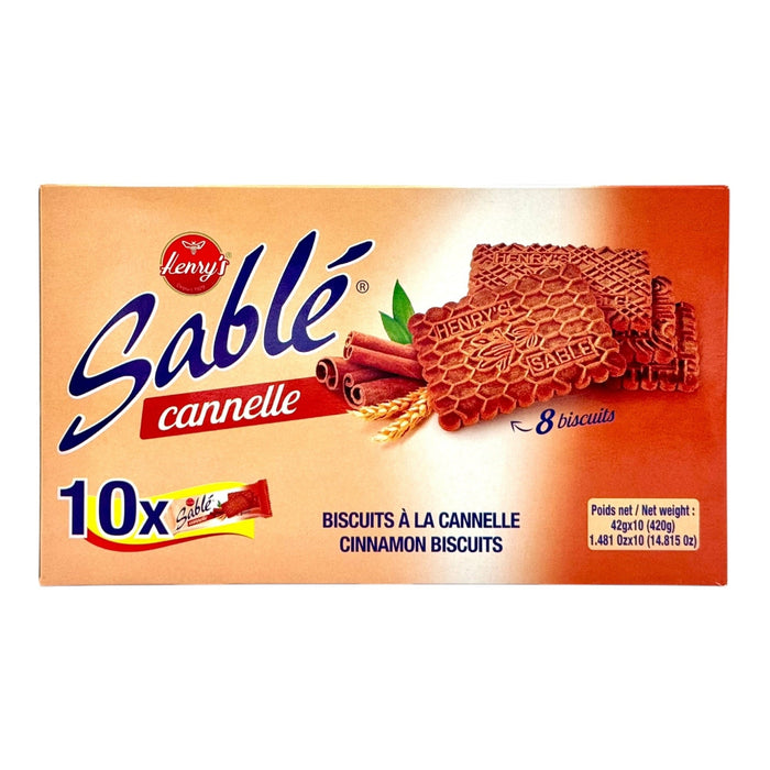 Henry’s Sablé Cinnamon Biscuits 10 x 42g