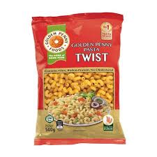 Golden Penny Pasta Twist dry pasta, available in 200g and 500g sizes