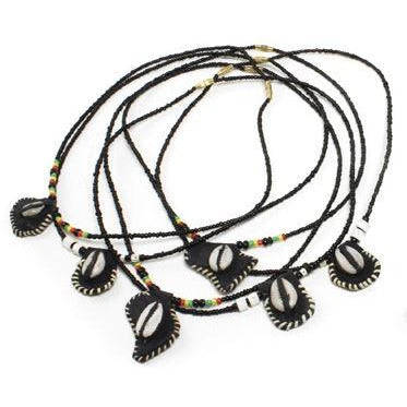 African Cowrie Shell Necklace - Handmade in Kenya