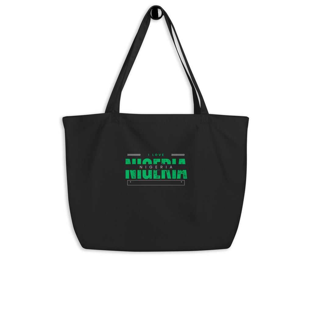 Nigeria Large organic tote bag