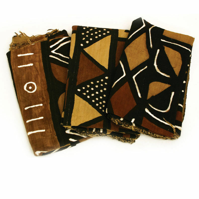 Authentic Mali Bogolanfini Mudcloth - 45 x 60 in