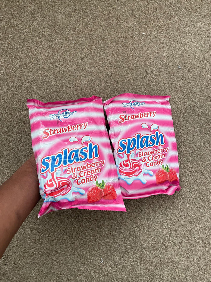 Nigeria Splash Strawberry Candy 40 Pieces
