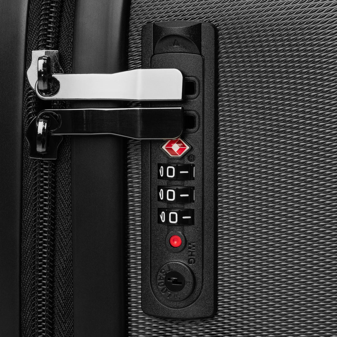 Africa Hard-Shell Suitcase product mockup - large interior