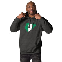 Load image into Gallery viewer, Map of Nigeria Unisex Hoodie