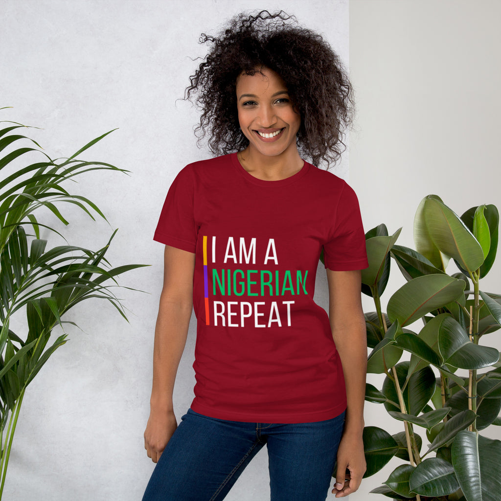 I AM A NIGERIAN Unisex t-shirt