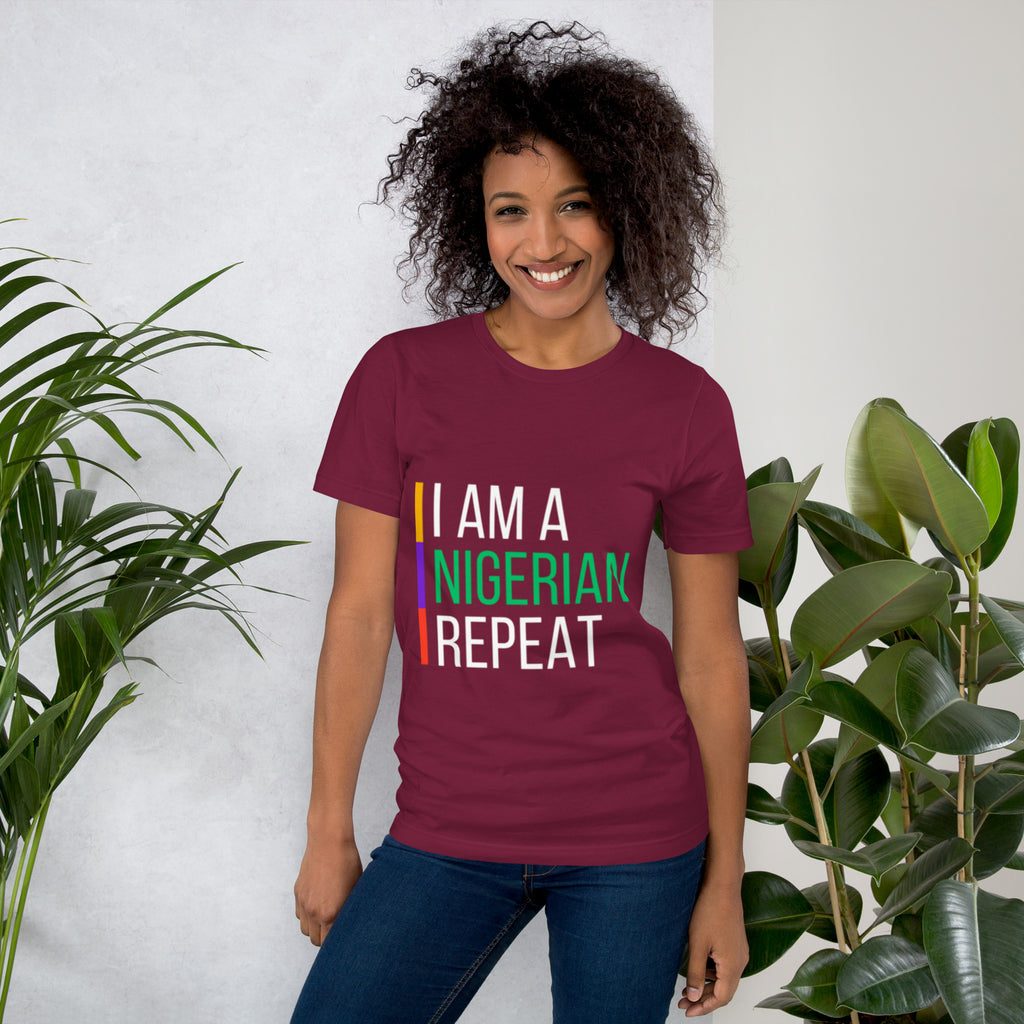 I AM A NIGERIAN Unisex t-shirt