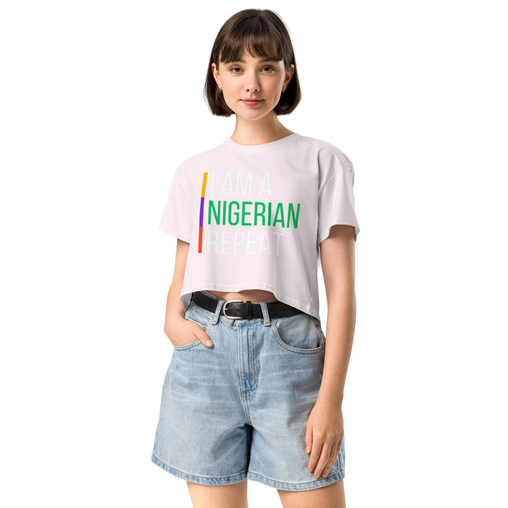 I AM A NIGERIAN crop top