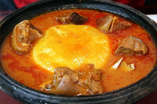 How to Make Ghana Fufu And Light Soup