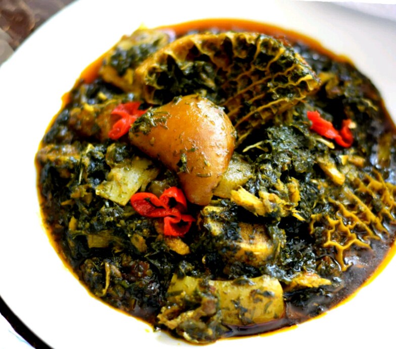 How to make fresh Afang soup