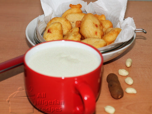 Kunun Gyada (Groundnut Milk and Rice Gruel)