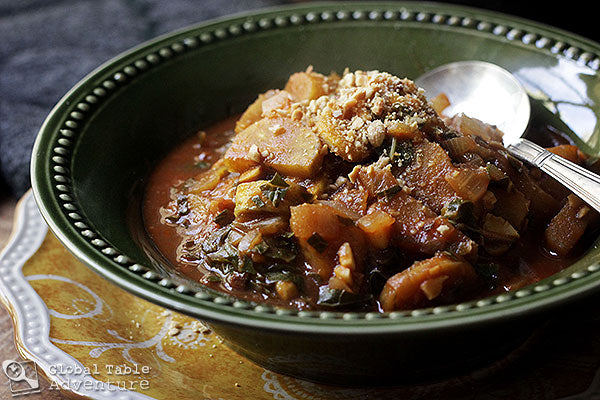 Rwandan “Agatogo” with Collard Greens