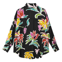 Load image into Gallery viewer, Loose Floral Print Women Shirt