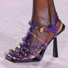 Load image into Gallery viewer, African Women Crystal Sandals