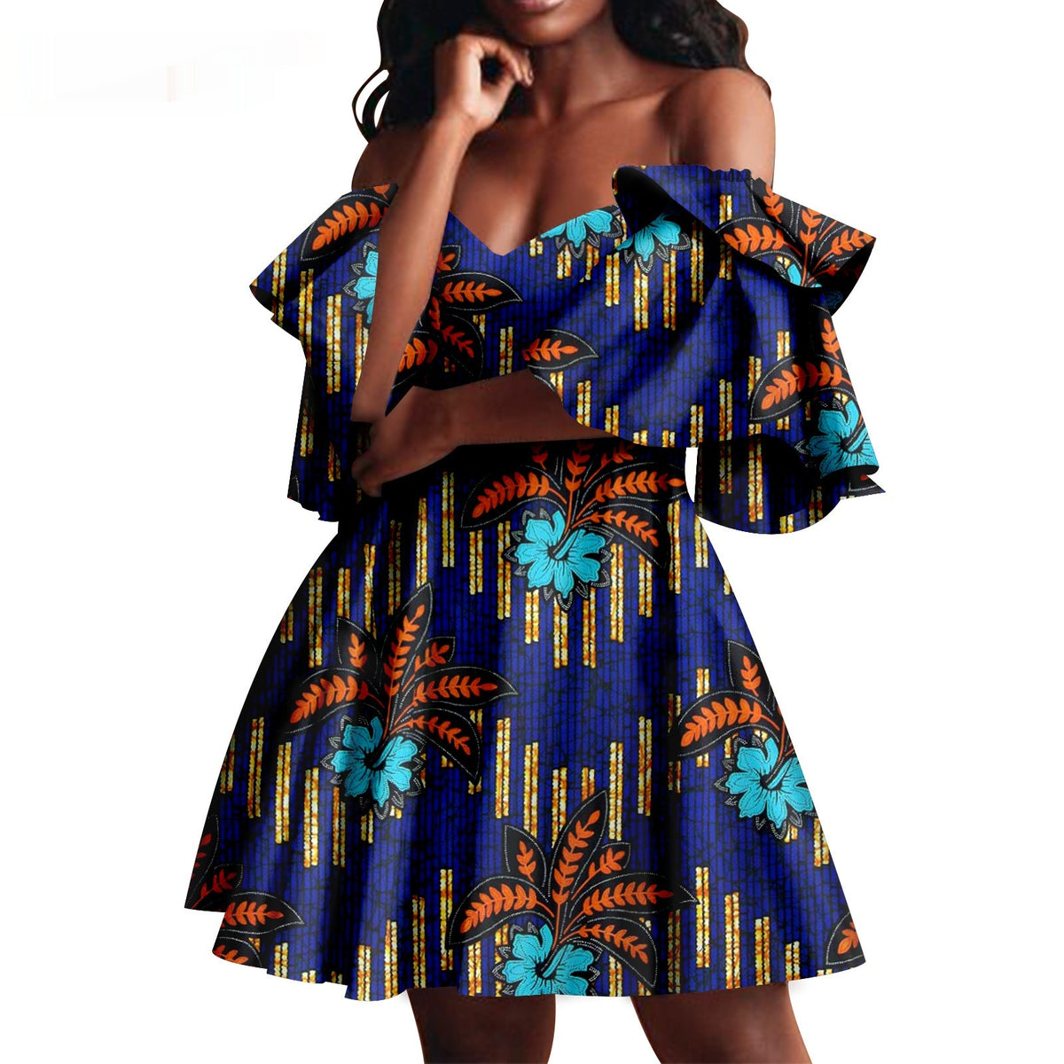 African Women's Party Dress