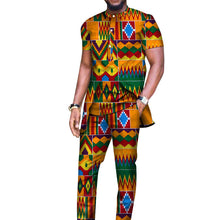 Load image into Gallery viewer, African Men&#39;s Long-sleeved T-shirt