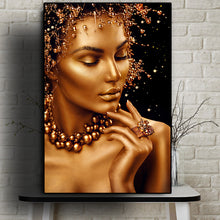 Load image into Gallery viewer, African Woman Hanging Painting