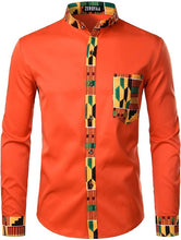Load image into Gallery viewer, Men&#39;s Hipster African Dashiki Shirt