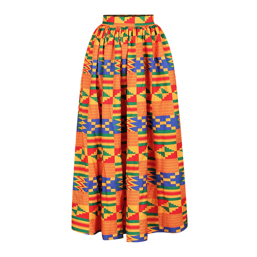 Printed African Style Skirt