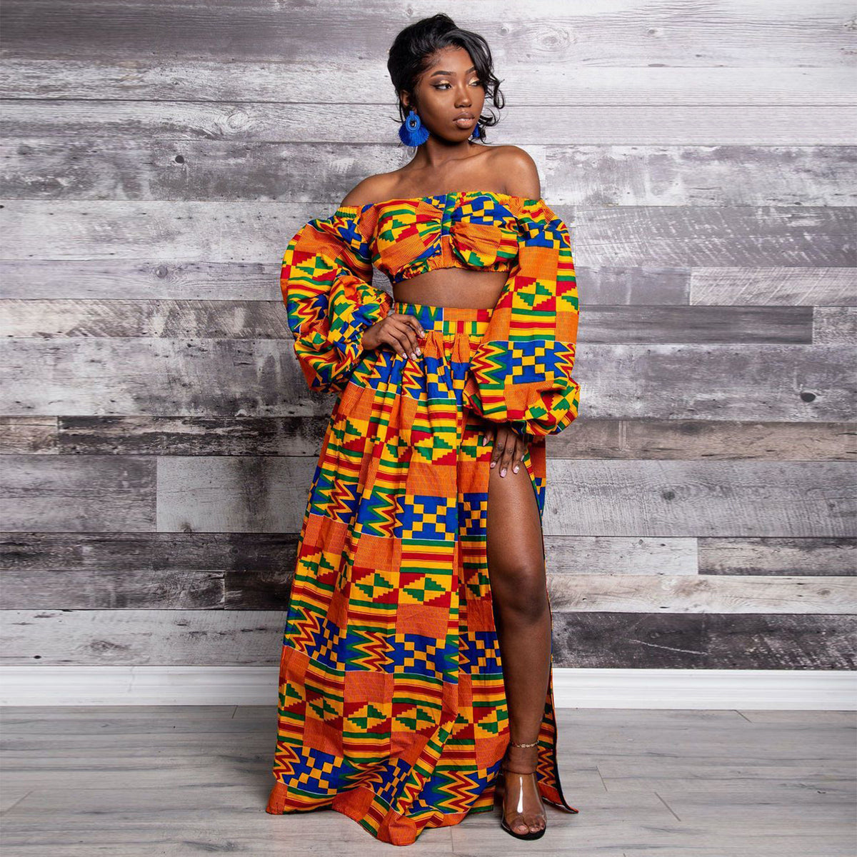 Printed African Style Skirt