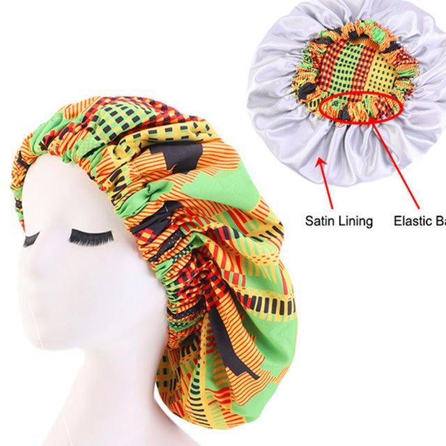 African Pattern Ankara Print Bonnet