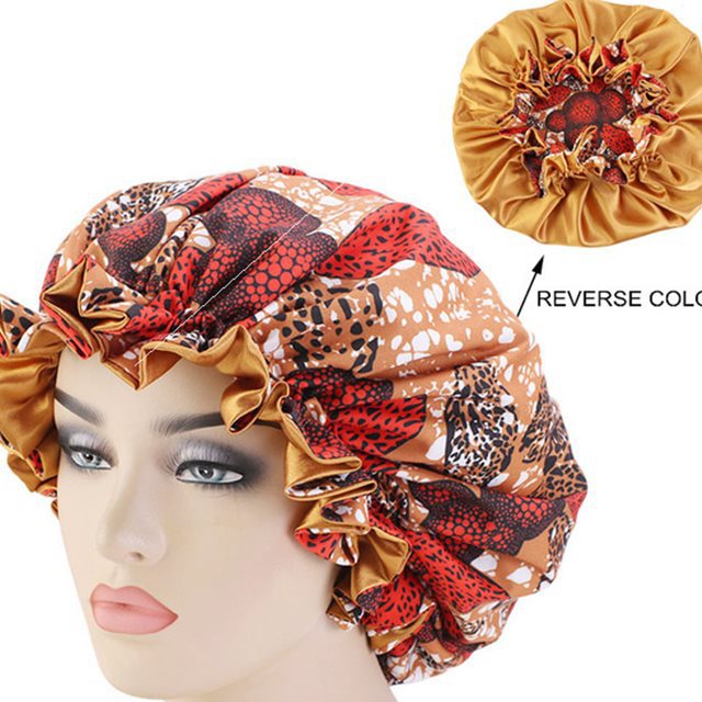 African Pattern Ankara Print Bonnet