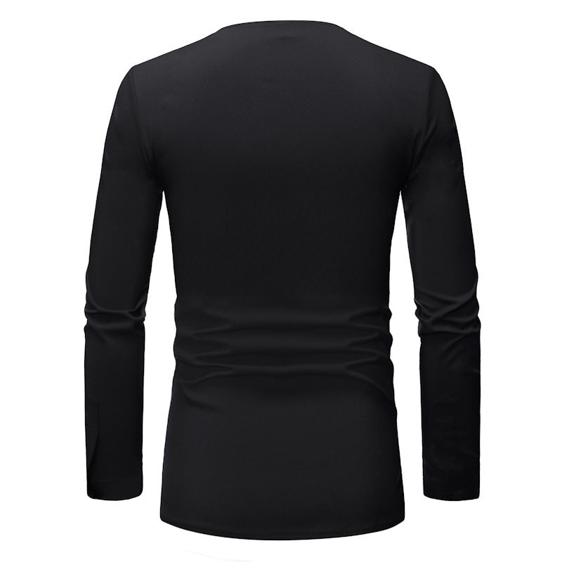 Stitching Men's Long Sleeves