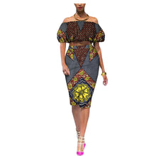 Load image into Gallery viewer, Two-piece African Dress