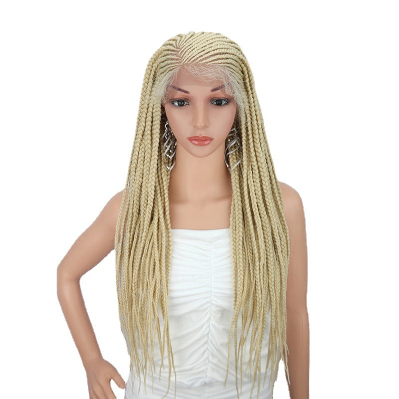 African Curly Front Lace Wig
