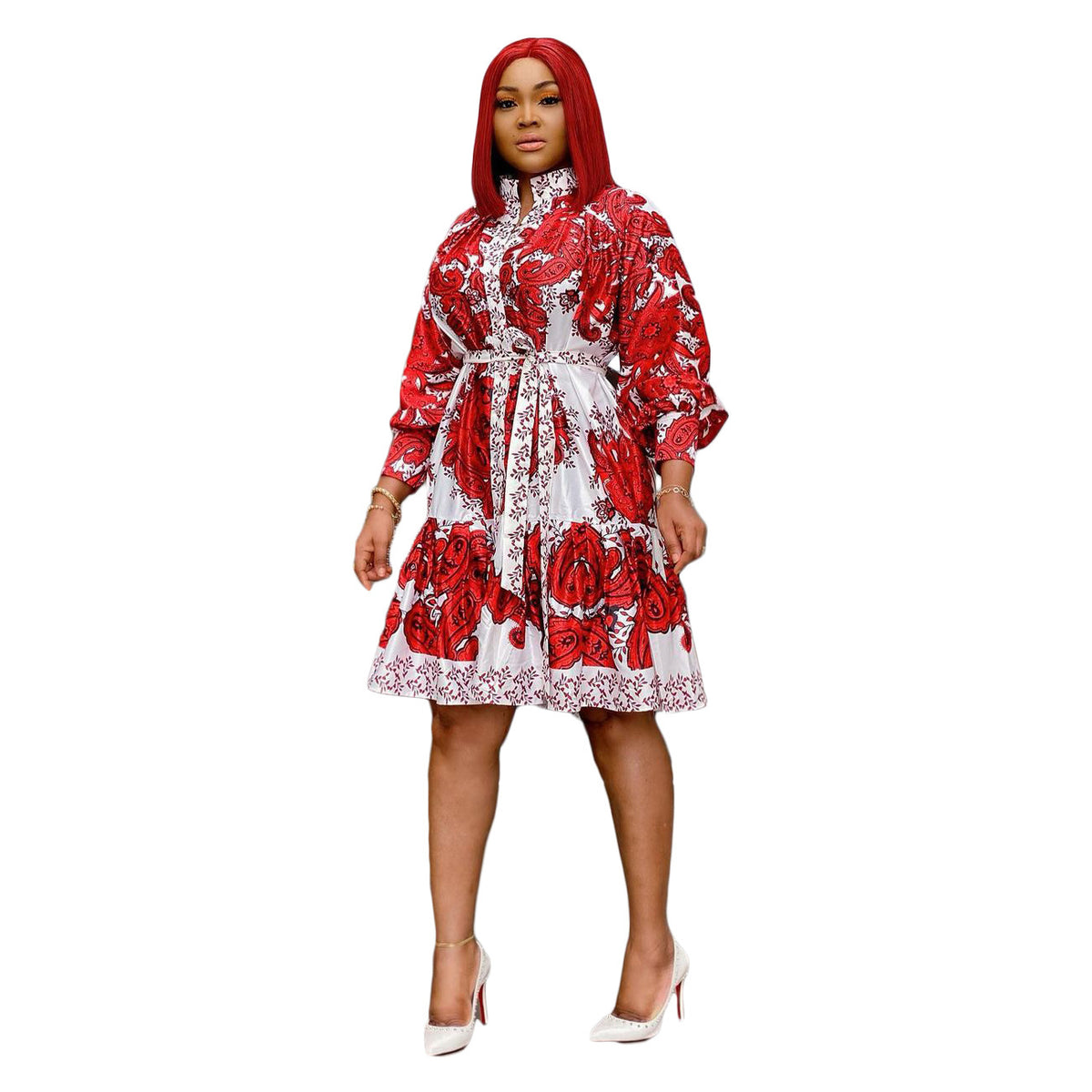 African Digital Printing Dress