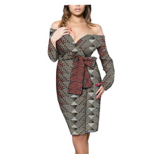 Load image into Gallery viewer, African Ethnic Print Dress