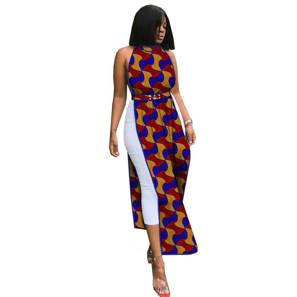 African Style Garment Midi Skirt