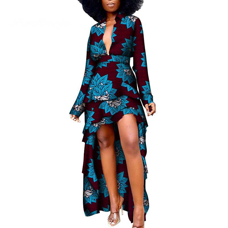 African Batik Print Dress