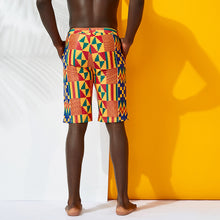 Load image into Gallery viewer, African Batik Printed Swimming Trunks Men