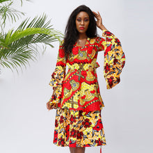 Load image into Gallery viewer, African Fashion Batik Dress
