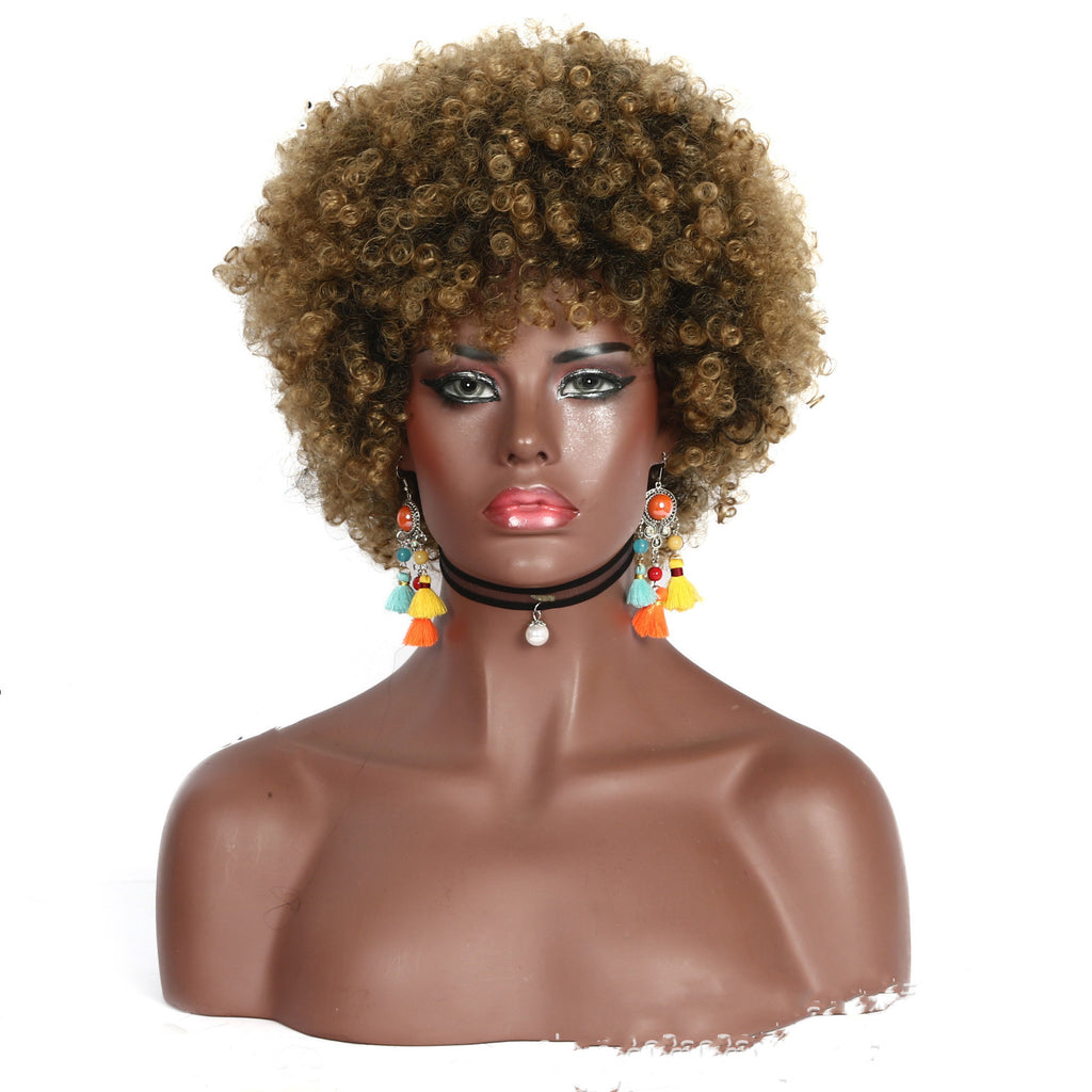 Curly Afro Wig Headgear