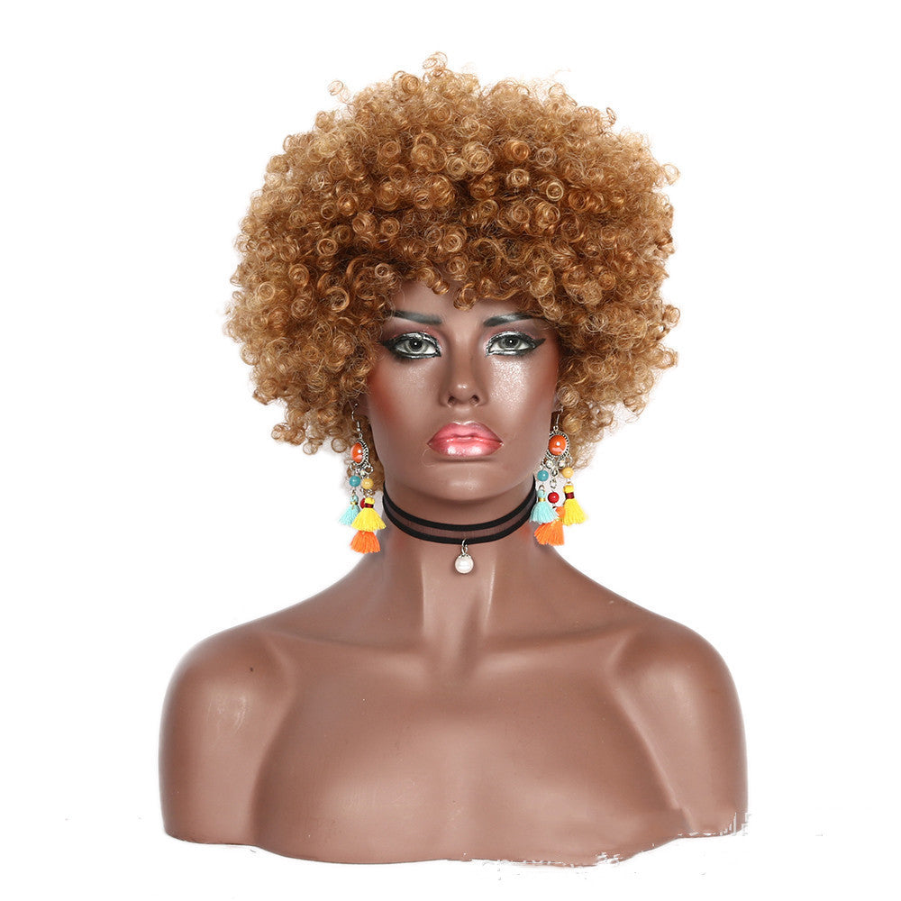 Curly Afro Wig Headgear