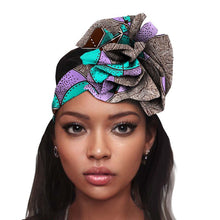 Load image into Gallery viewer, African Cotton Headscarf