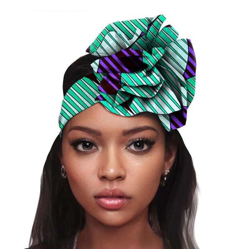 African Cotton Headscarf