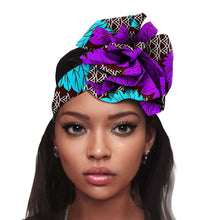 Load image into Gallery viewer, African Cotton Headscarf